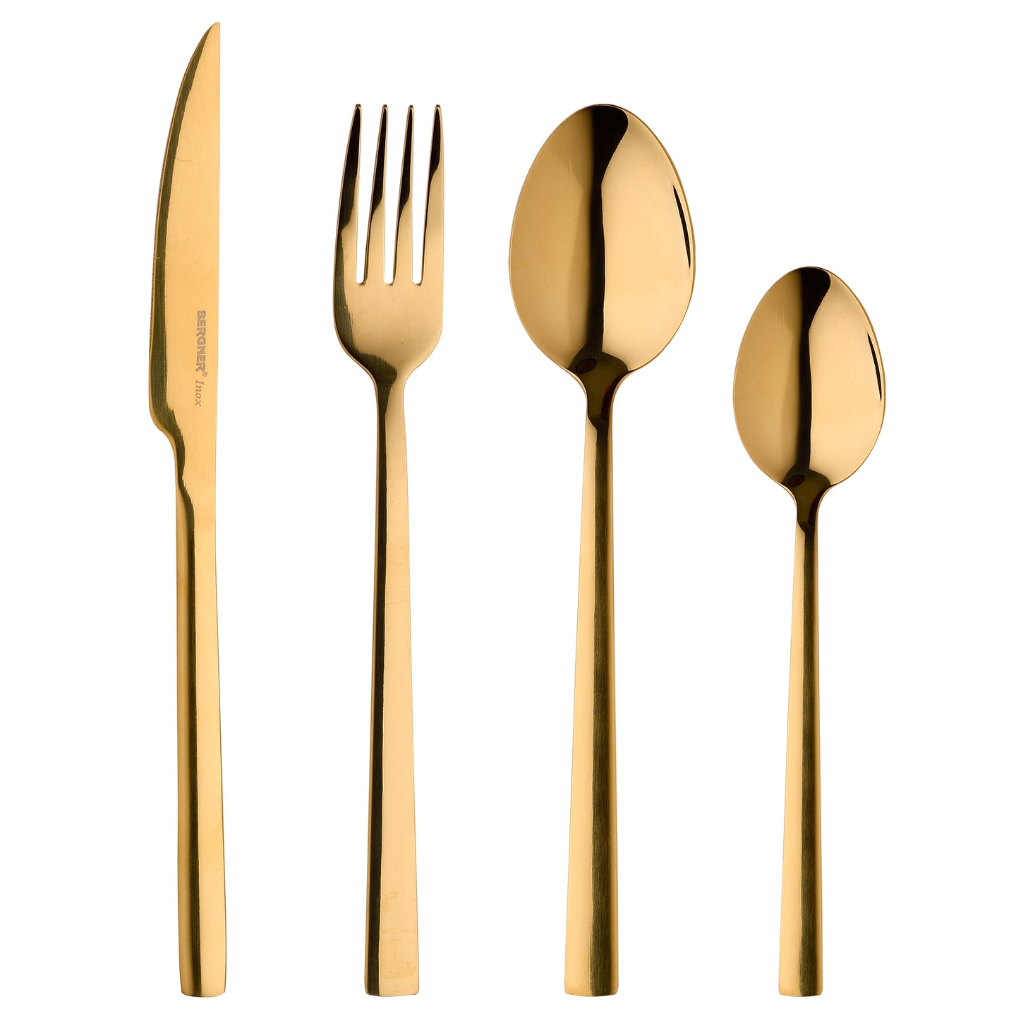 SET 24PC CUBERTERIA ACERO INOX SOFIA CHAMPAGNE BG